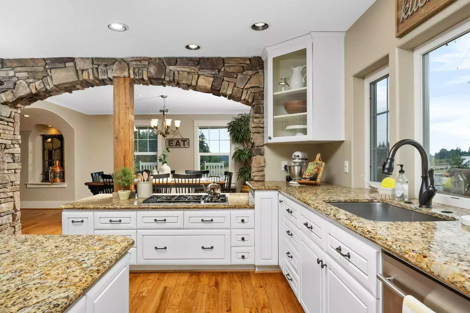 "House is large and clean and has everything you need.  We especially enjoyed cooking some great meals and the big open space for conversation." - Liz