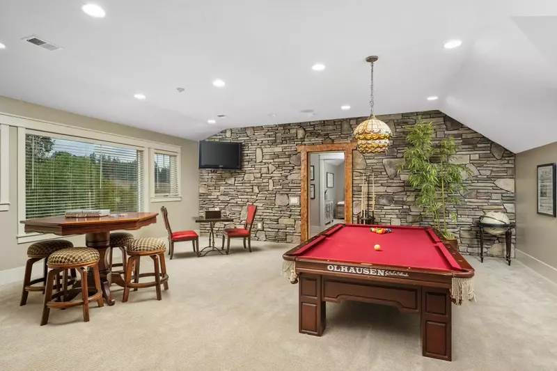 The game room is a fun place to hang out with friends and family. There are so many games here!