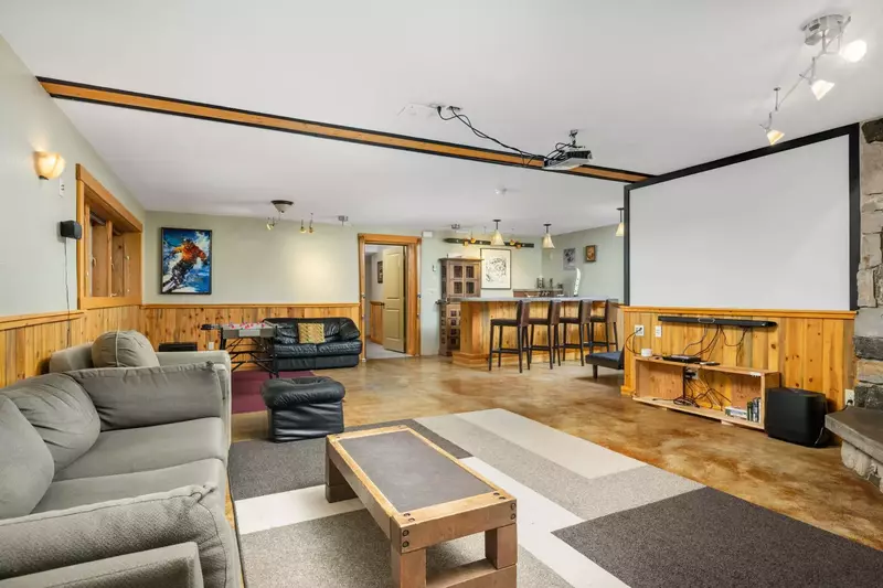 Host a movie night in the home theatre area.