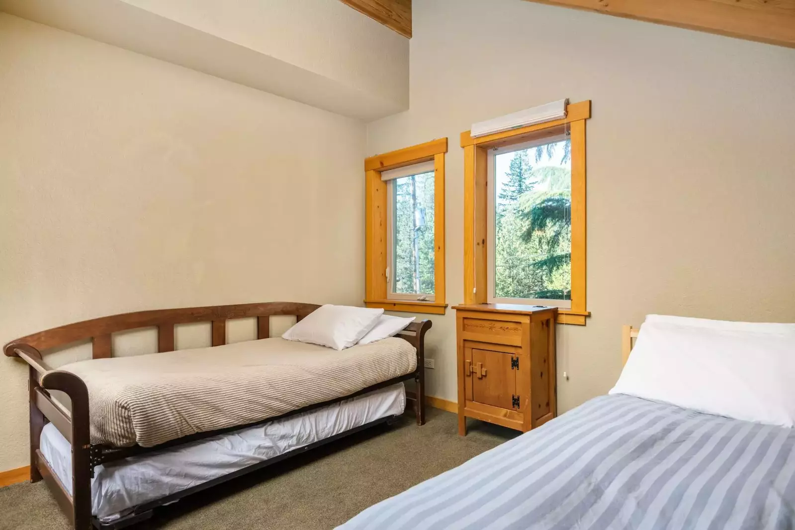 This room is shared with three beds. Perfect for a family.