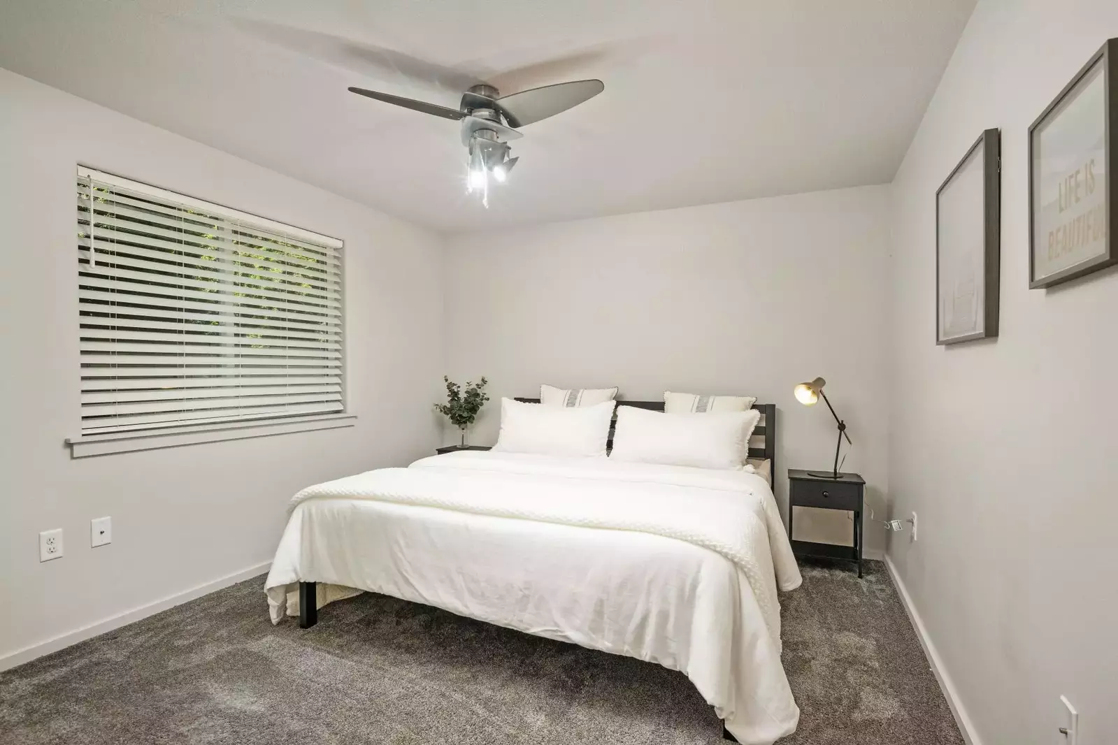 All the beds are updated and incredibly comfortable. Another feature that makes this rental so relaxing!