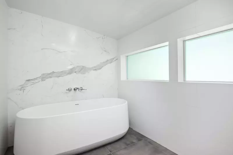 Primary soaking tub to relax and enjoy some peace and quiet.