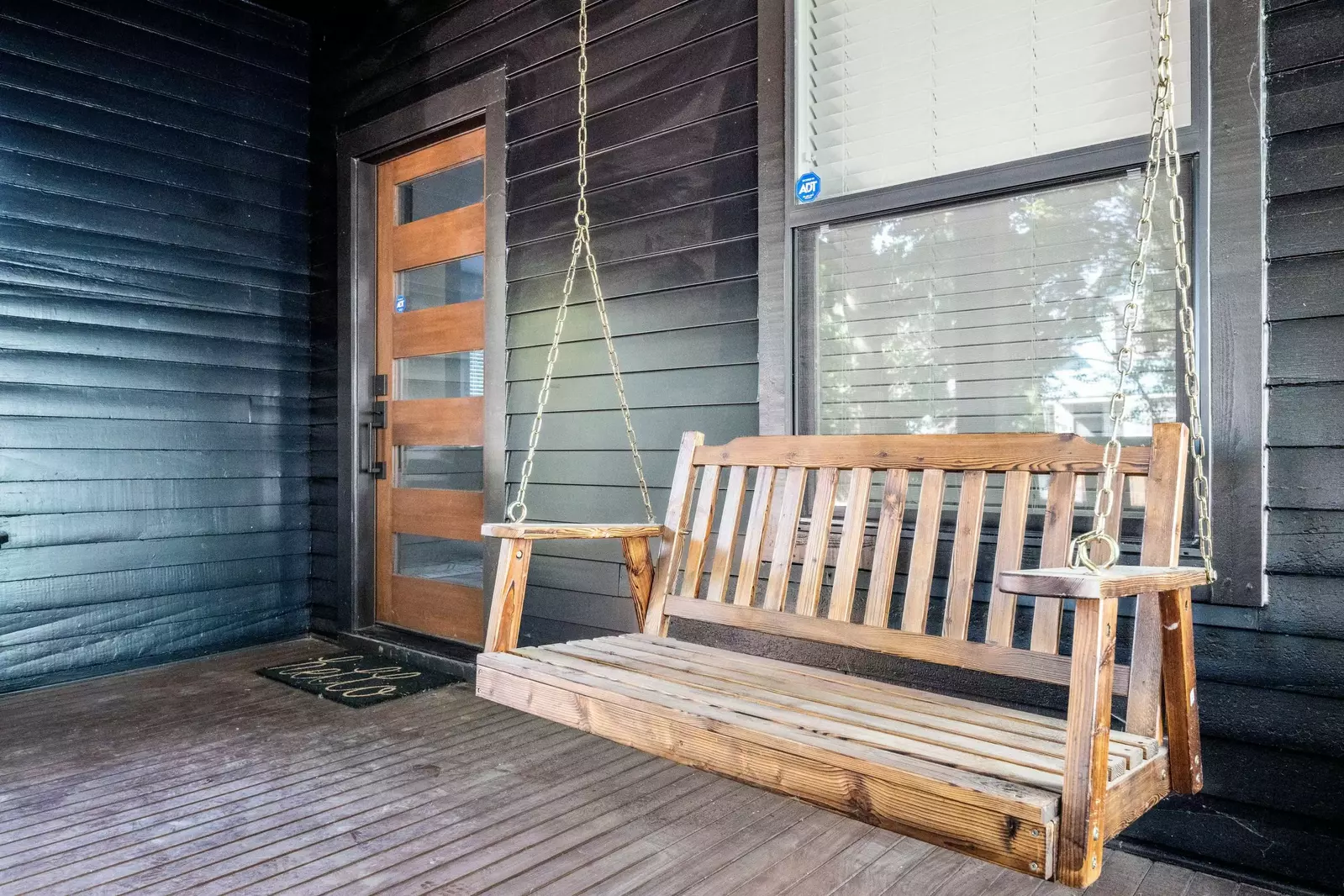 We had fun relaxing on the front porch. -Melissa