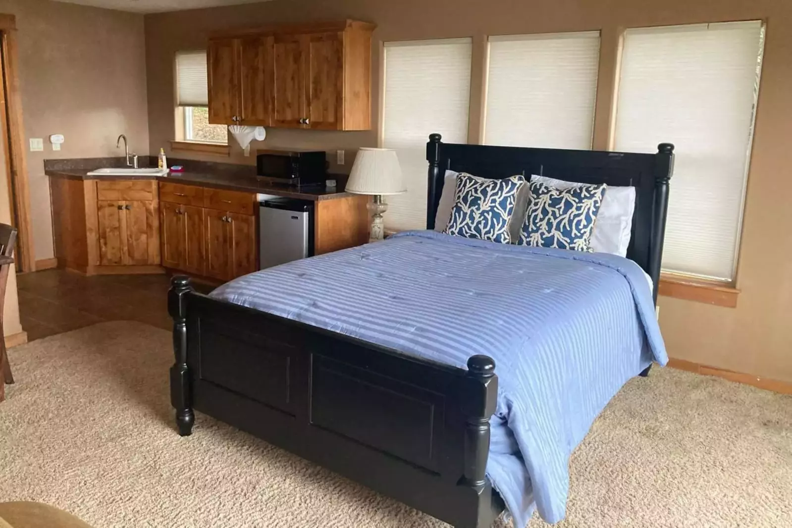 Another common space with lots of room and a kitchenette.