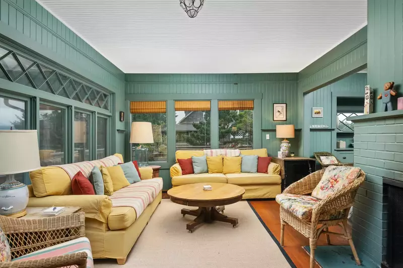 Relax in the cozy living room after a day exploring the Oregon Coast.