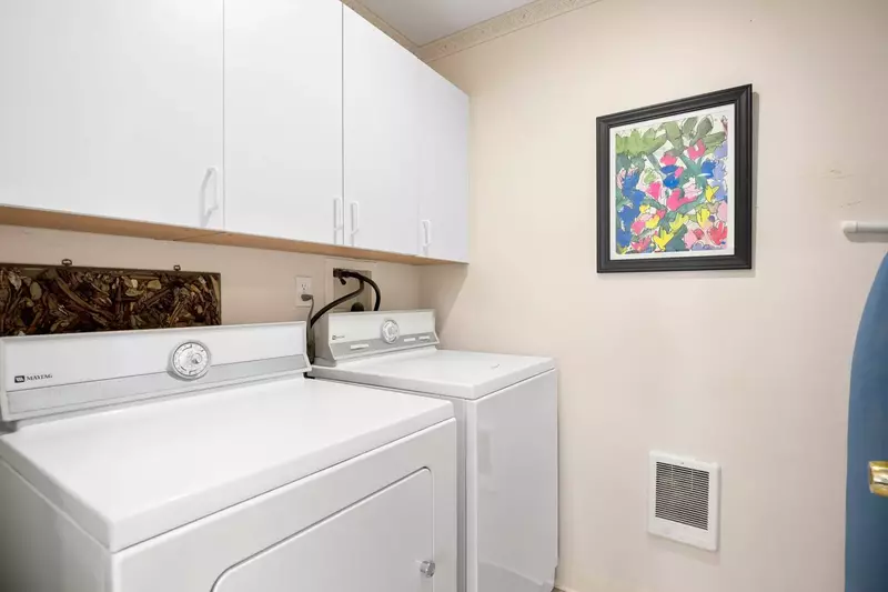 Up to date laundry machines are provided for guests at The Artisan.