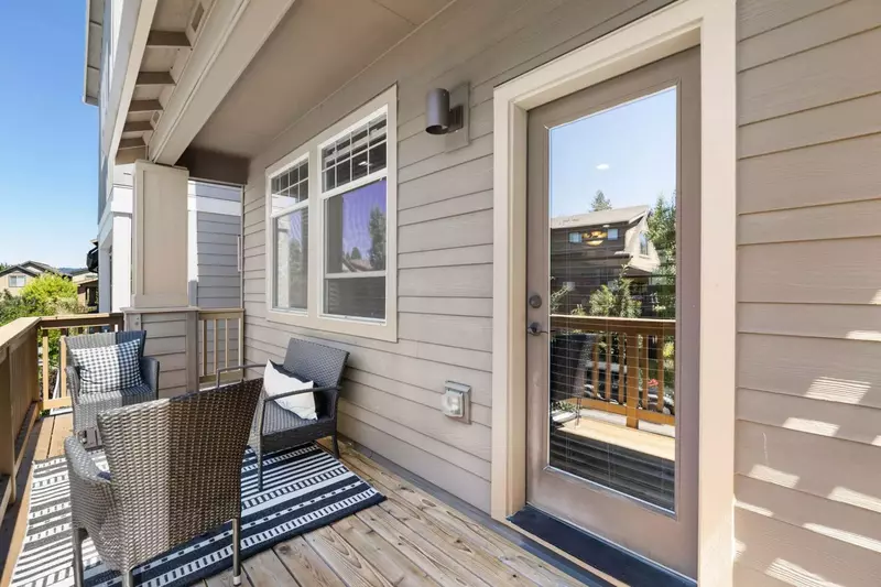 The deck is a perfect place to hang out and grill some delicious food.