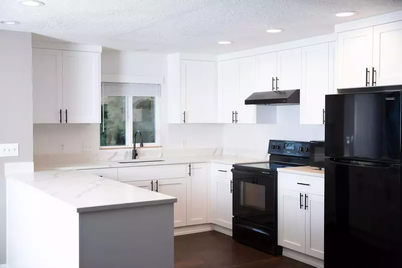 Guest cabin kitchen upgrade. All new everything to enjoy for your stay.