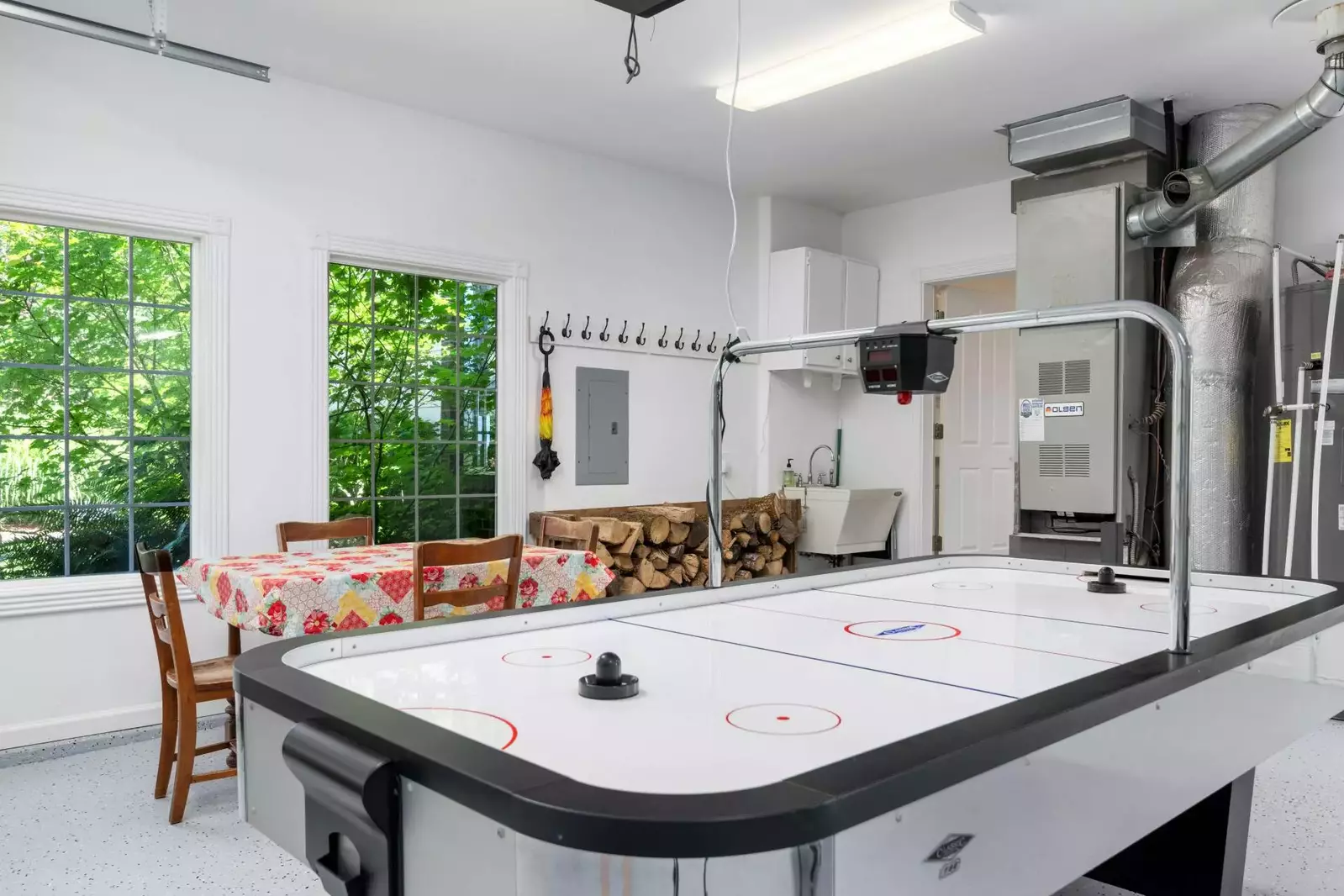 Find out who's the best air hockey player in your family with a championship tournament.