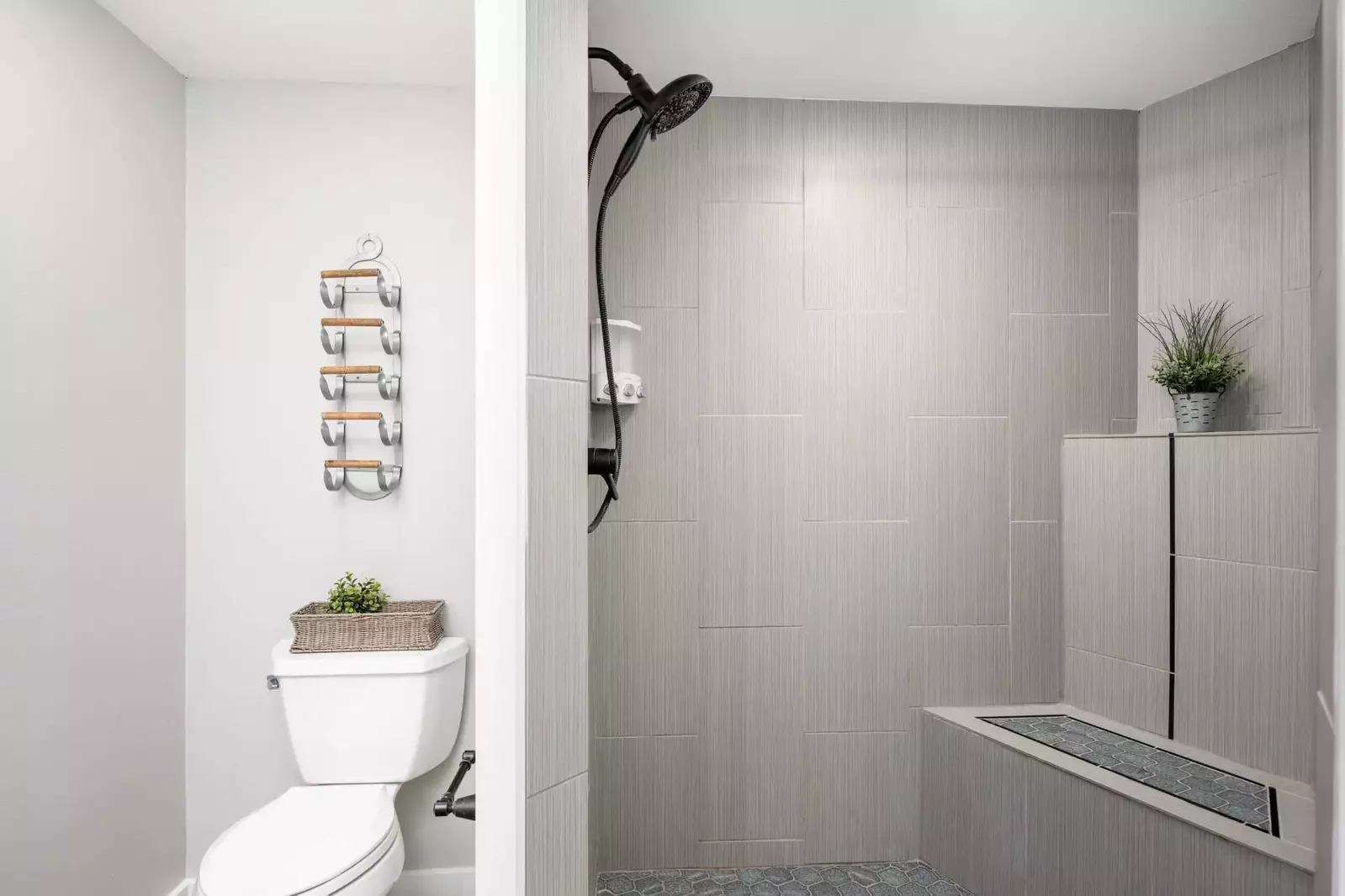 The showers are spacious, up to date, and have excellent water pressure.