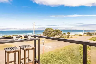 When you are ready to play, miles of sandy beach await you just across the street at the Roads End State Park.