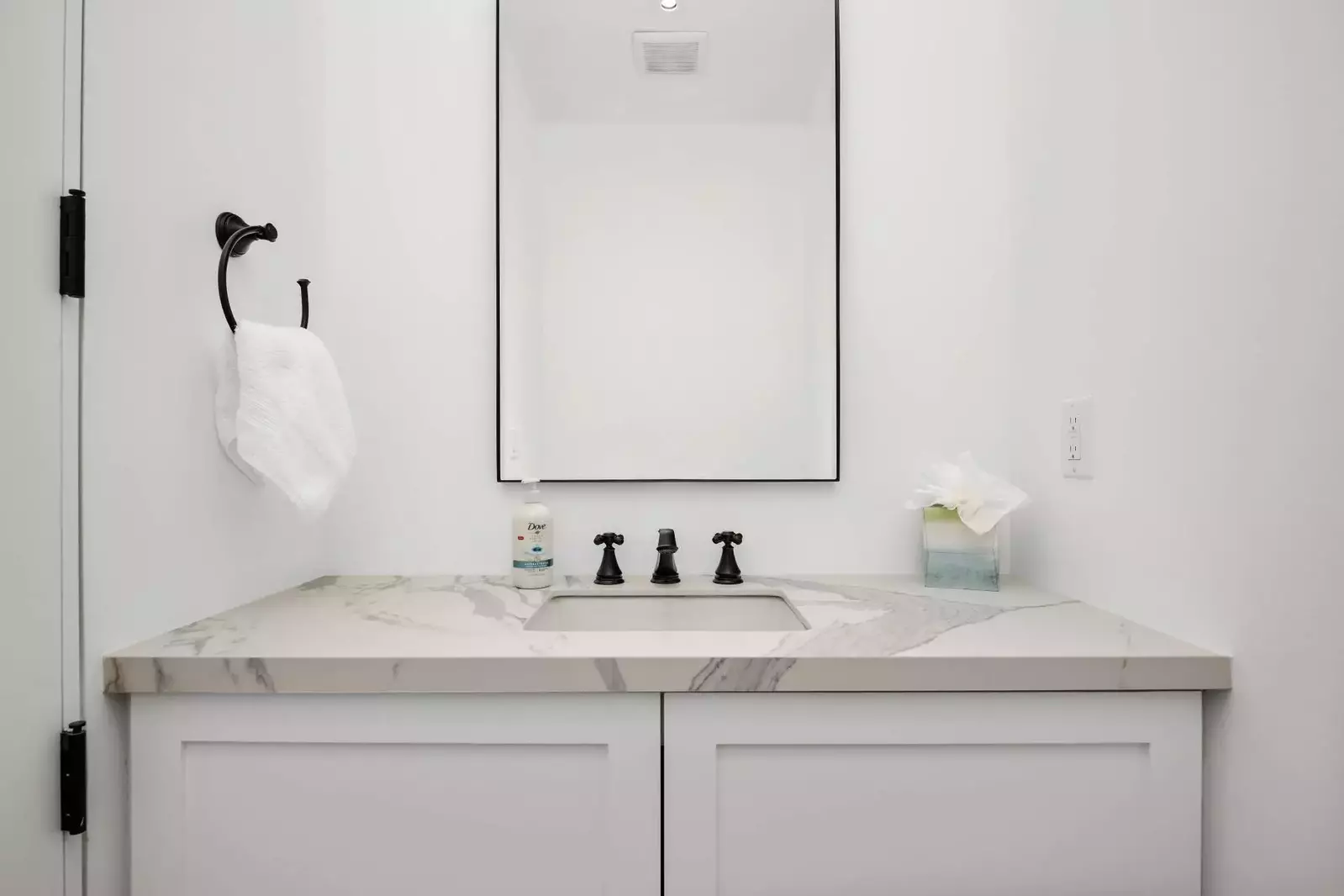 The bathrooms are luxurious and built with care.