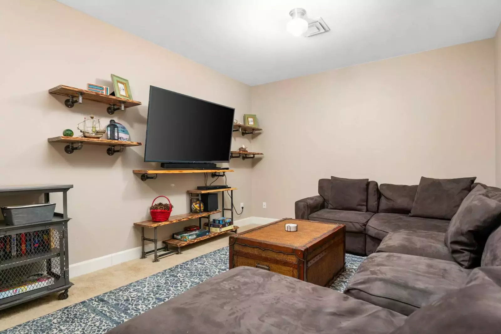 Host a movie night in the tv room!