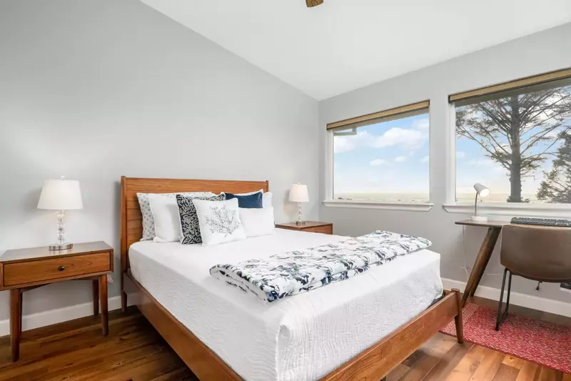 The furniture and beds in the three spacious bedrooms are really comfortable.  -Tina R.