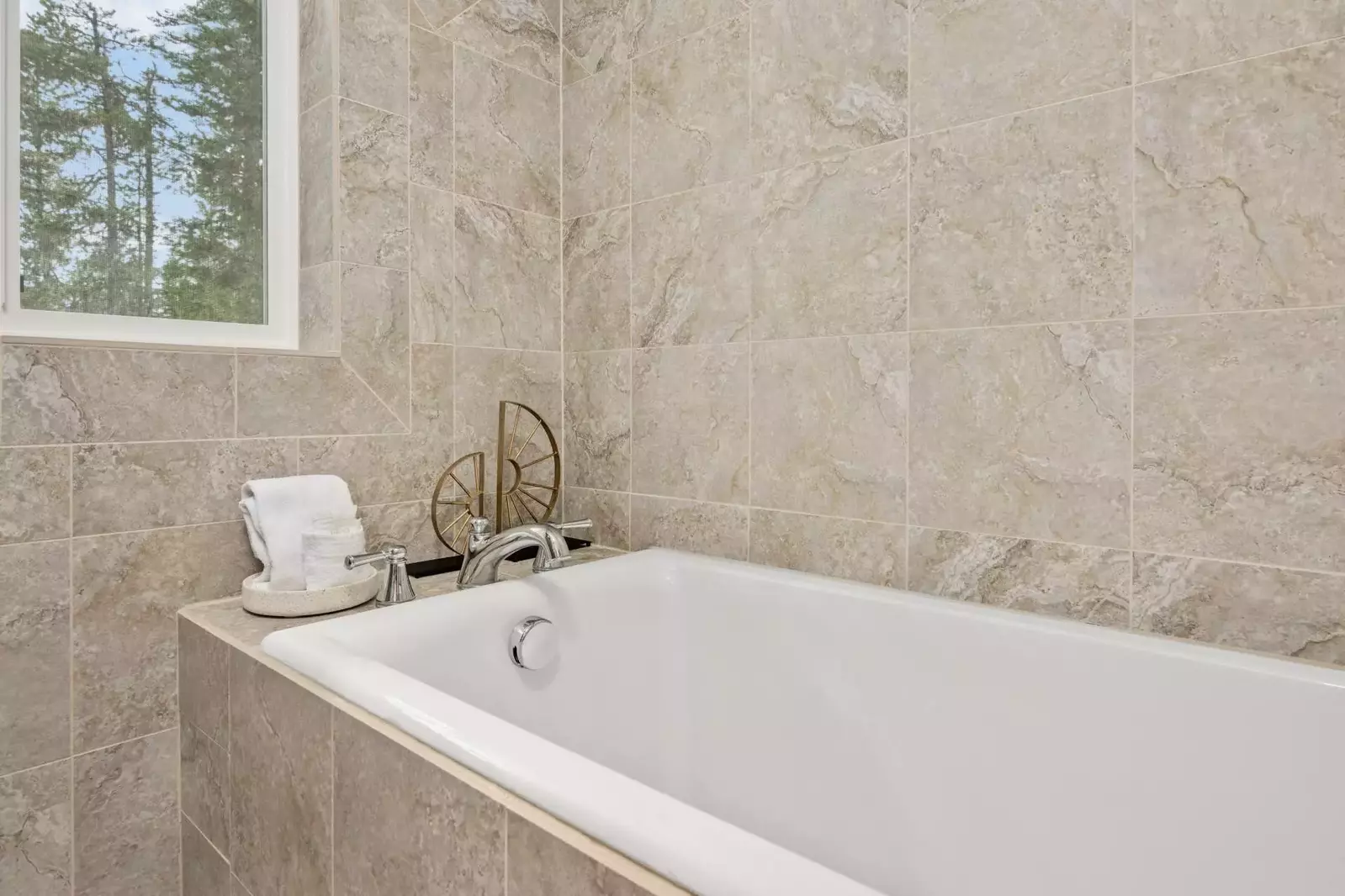 The bathtub is an excellent place to recharge after a day of winter fun!