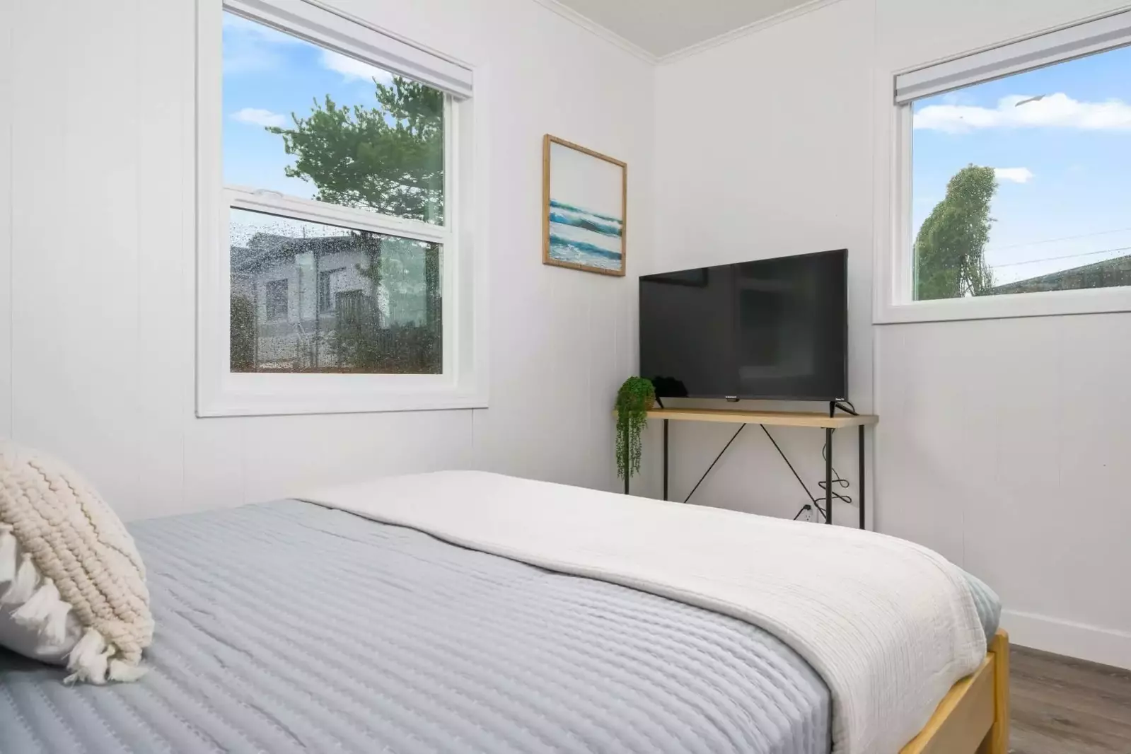 "The decor had a beachy boho vibe and everything was clean and smelled great!" - Lesa