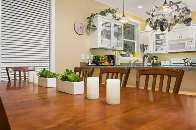 Dining table for 10 was very helpful.  -Wayne R.