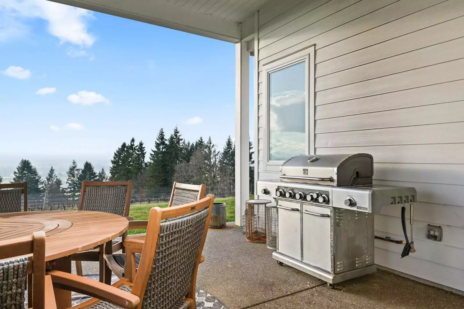 Grill up a wonderful feast on the BBQ. We suggest getting ingredients from farms in the Willamette Valley.