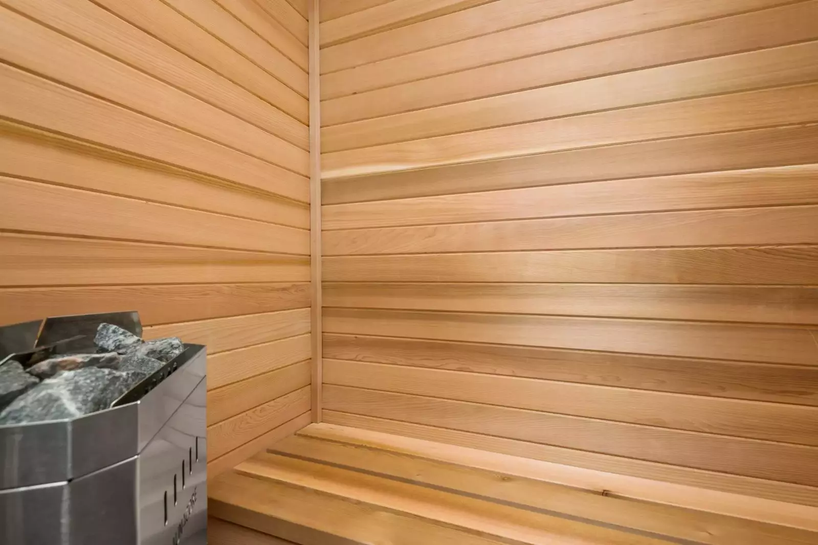 The sauna is one of the special amenities that makes Lake Escape an exceptional rental.
