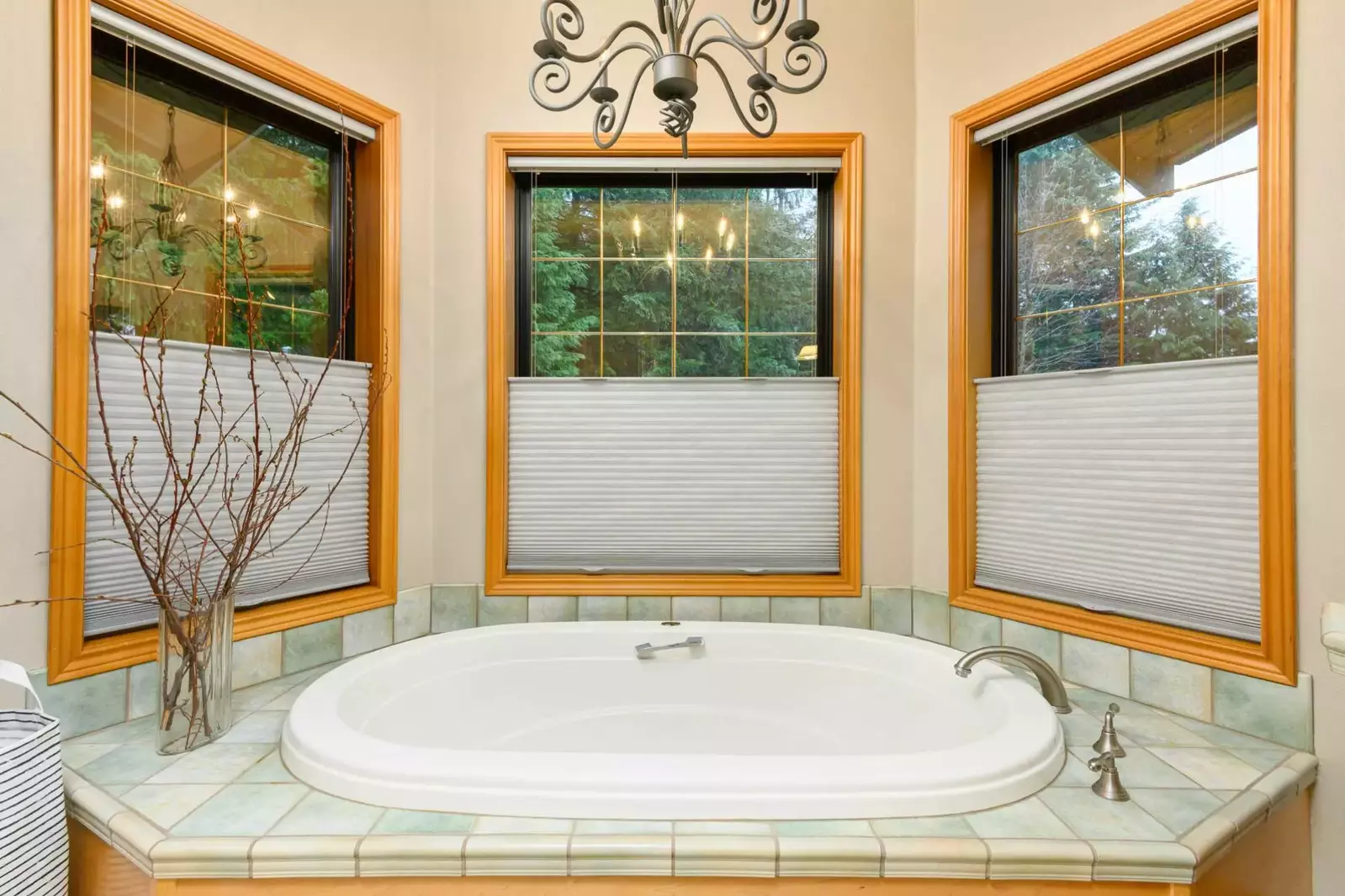 A relaxing bath tub to soak in after a day in the snow.