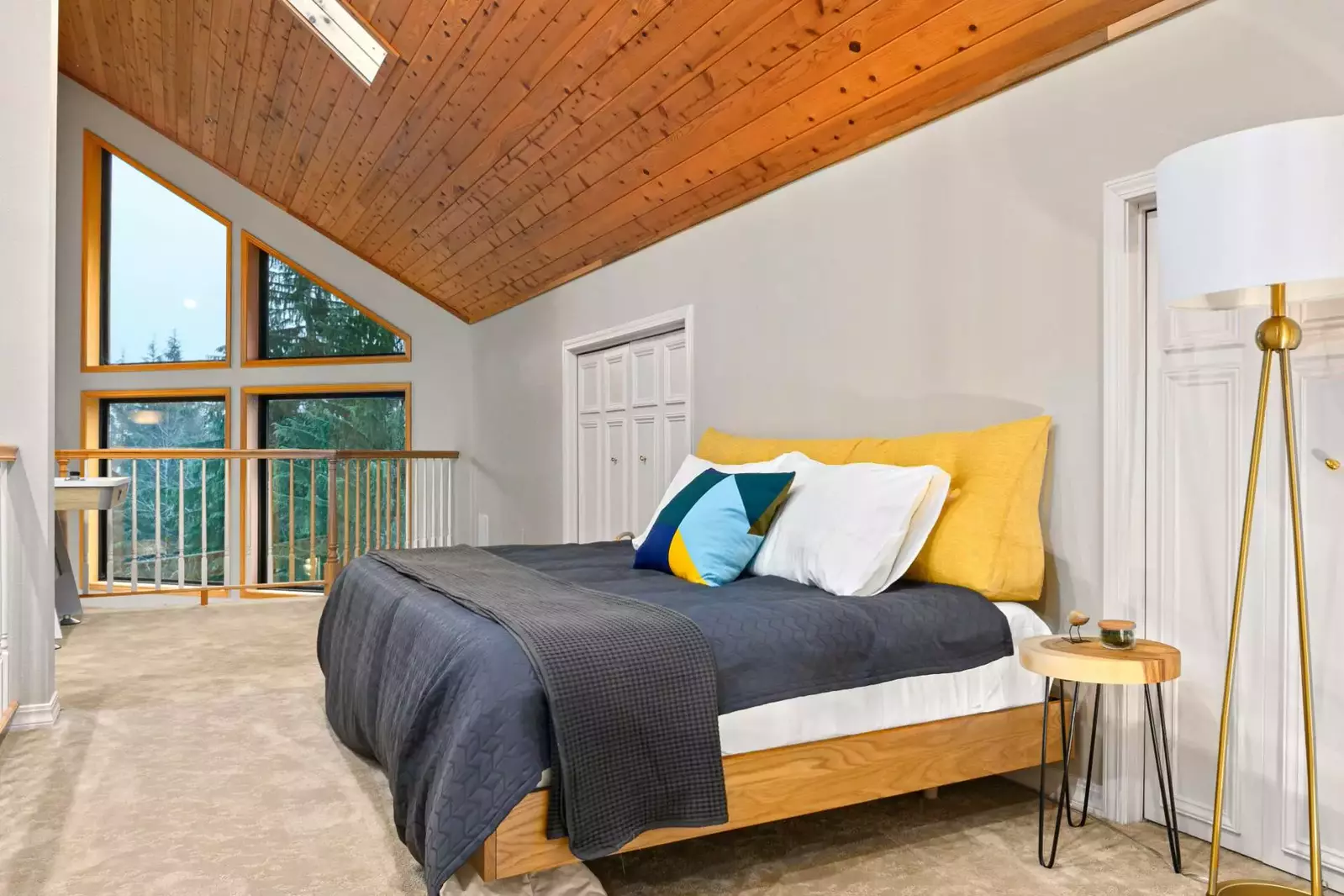 Enjoy the excellent views from the comfort of your own bed.