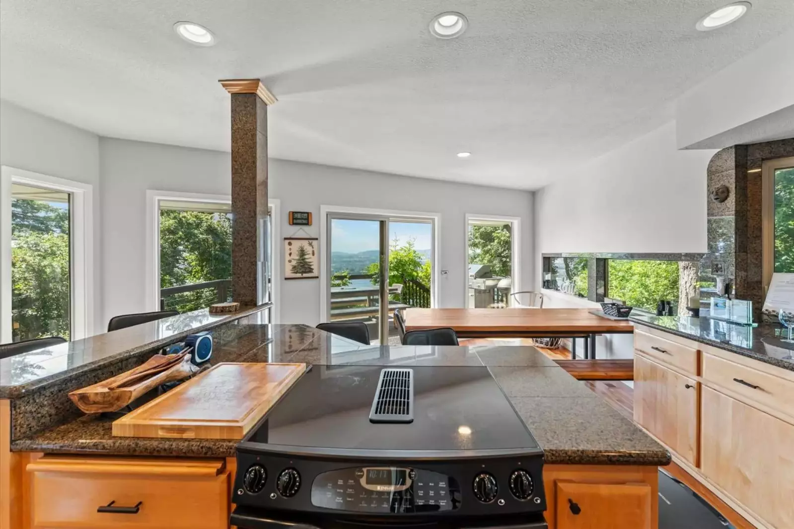 "Fully stocked kitchen if you want to cook and eat at home, would definitely go back" - Brian