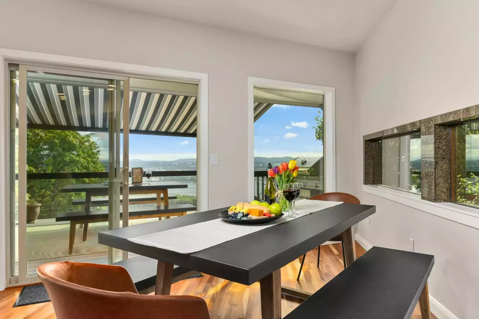 "The property has spectacular views of Mt. Hood and the Columbia River. The house is very well appointed, with fun things to do." - Dave