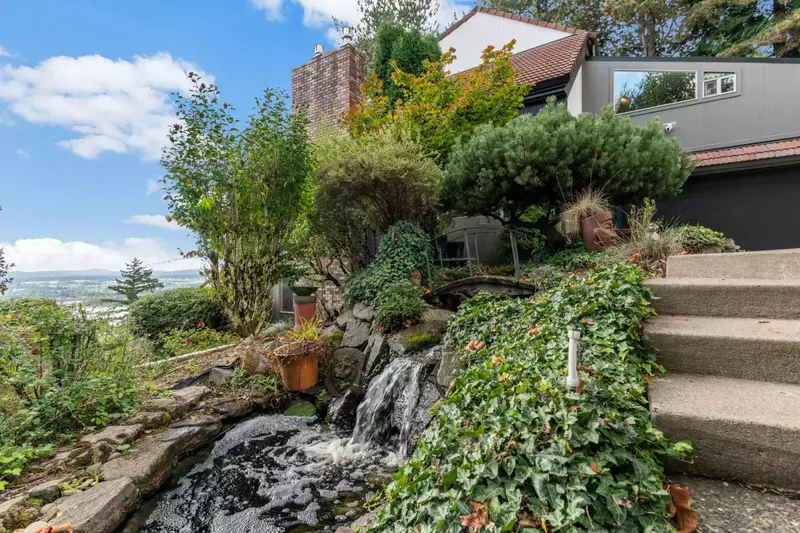 The water feature is a good part of the garden to meditate and reflect.