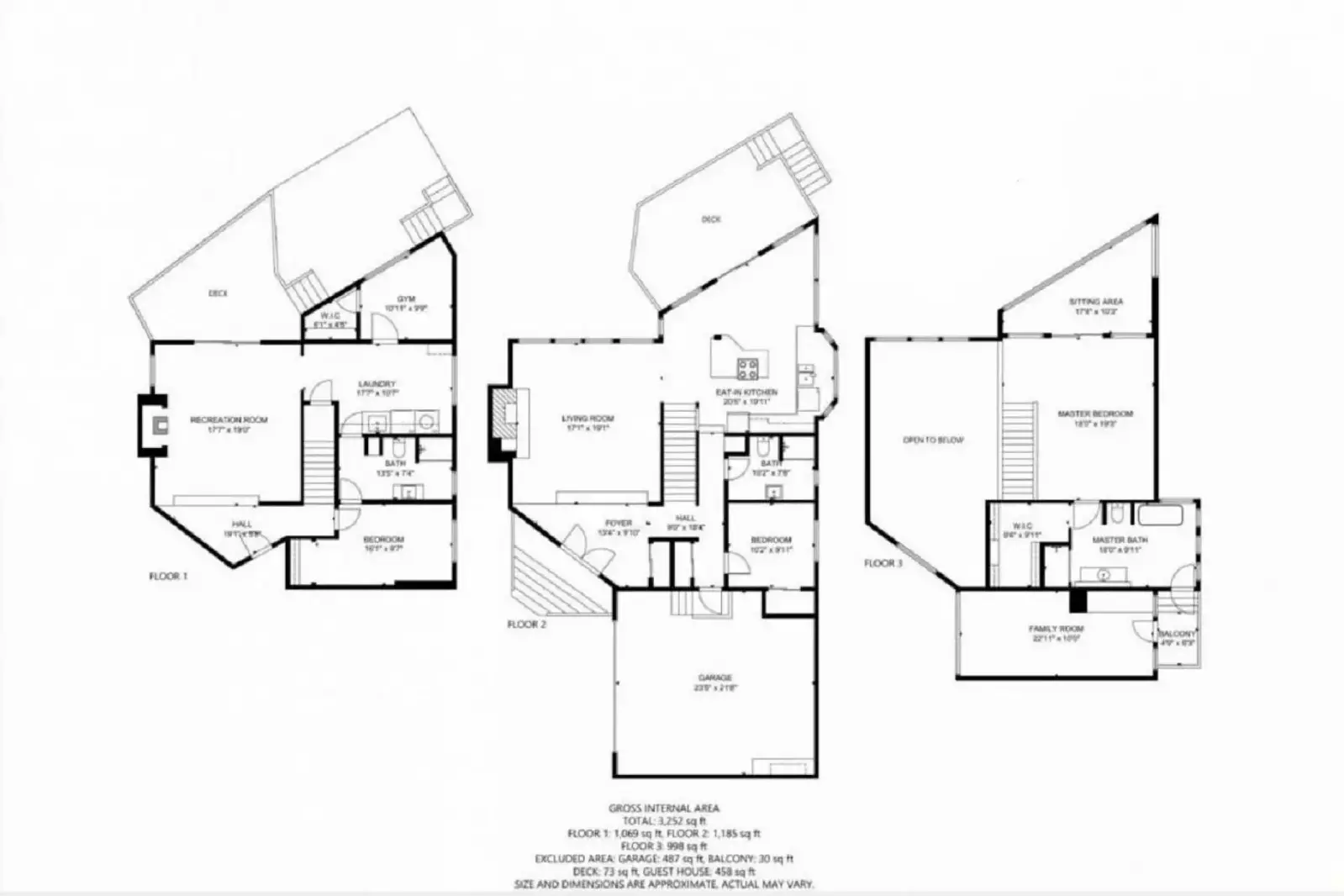 A detailed floor plan of this rental.