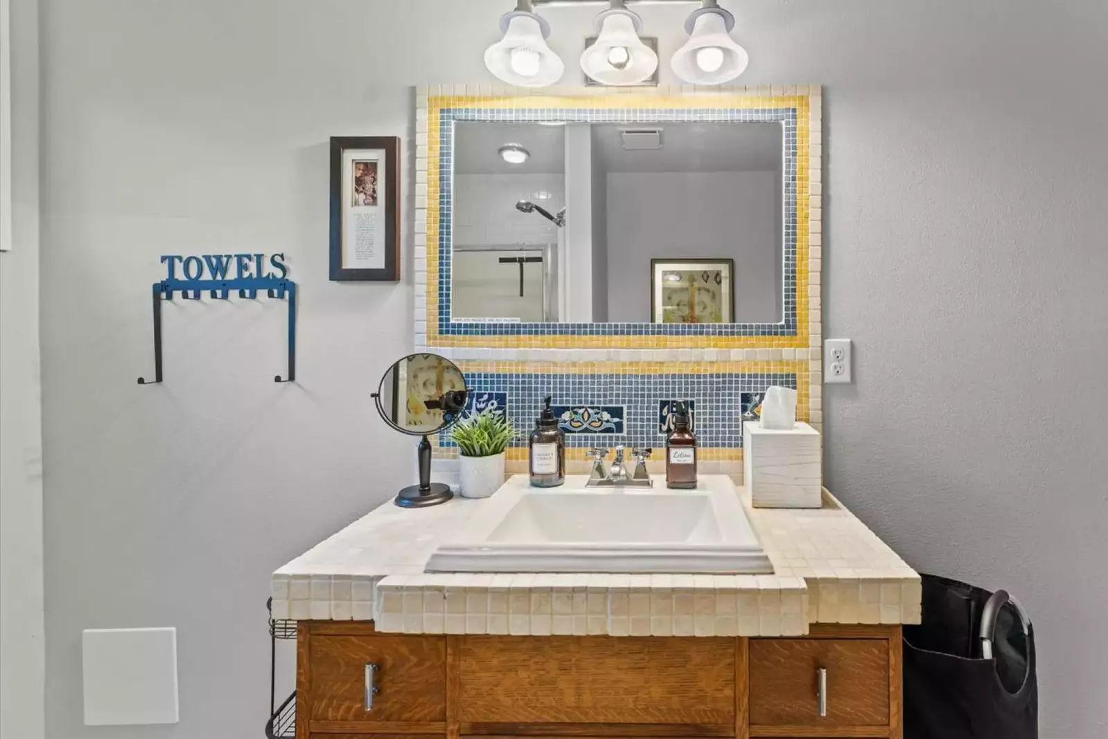 The bathrooms are luxurious and built with care.