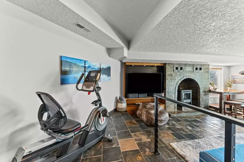 Workout from the comfort of this rental.