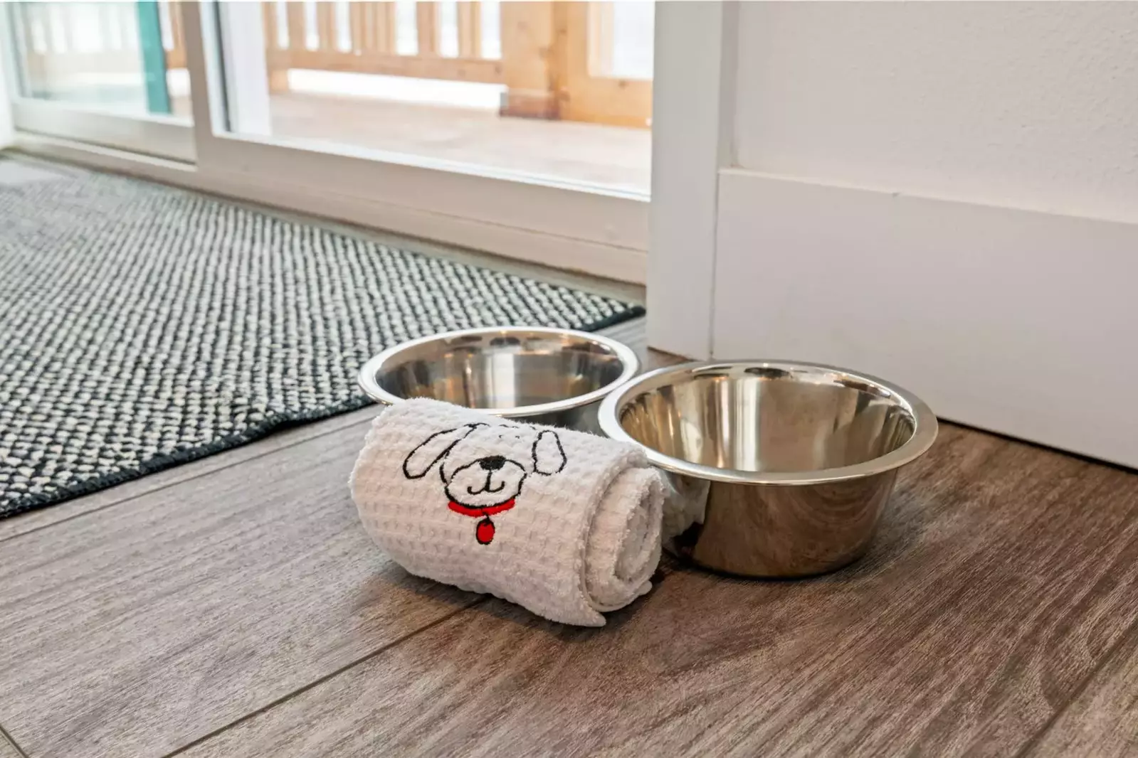 This rental is pet friendly. You can bring your pup to the beach!