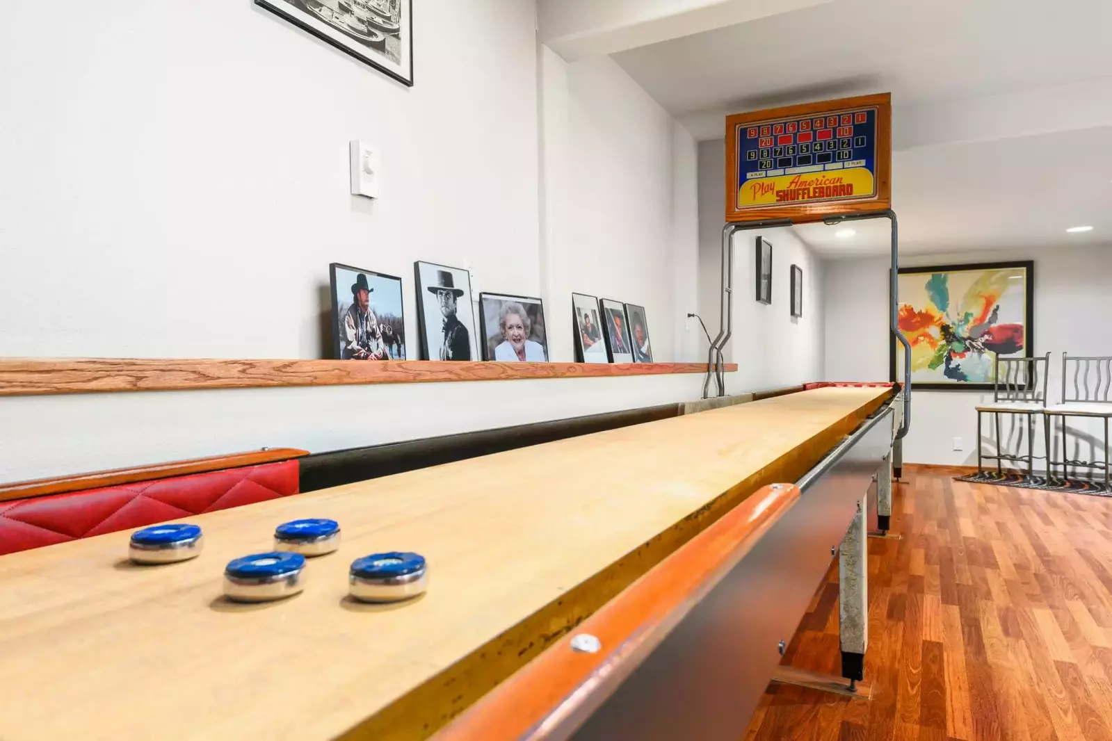 We loved the downstairs game room, you can really lose track of time in there while having fun!  -Julia