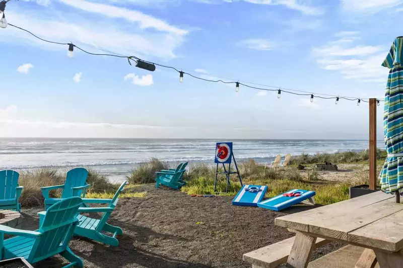 Enjoy fun and games with axe throwing, cornhole, and more!