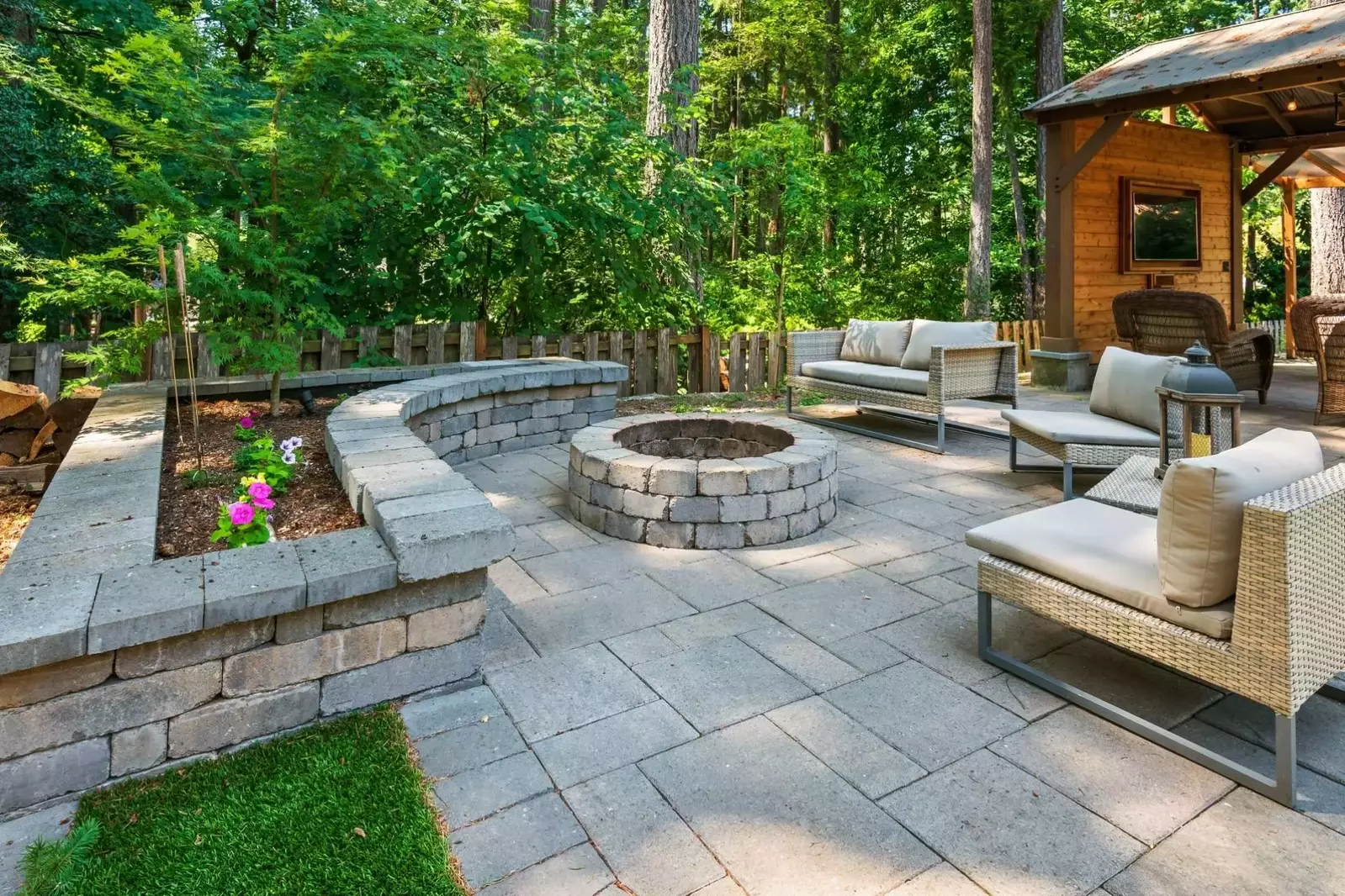 Gather around the fire-pit and create memories you will not forget.