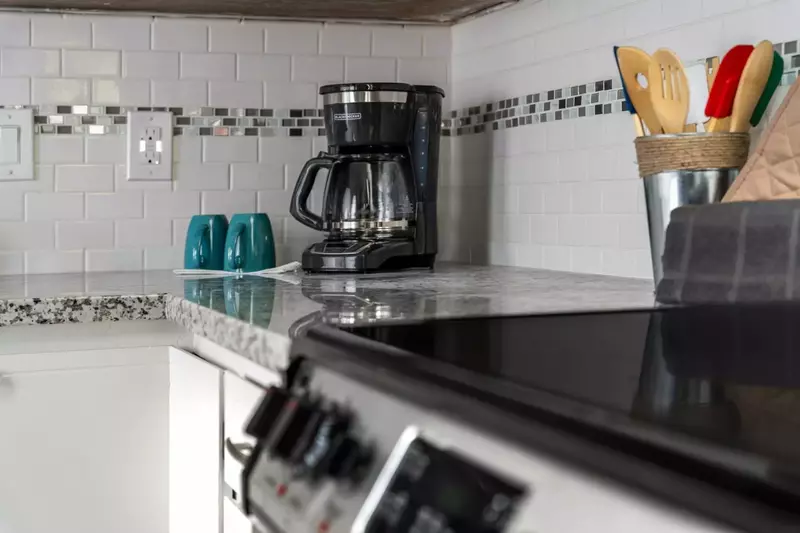 A well equipped kitchen. -Jeffrey H.