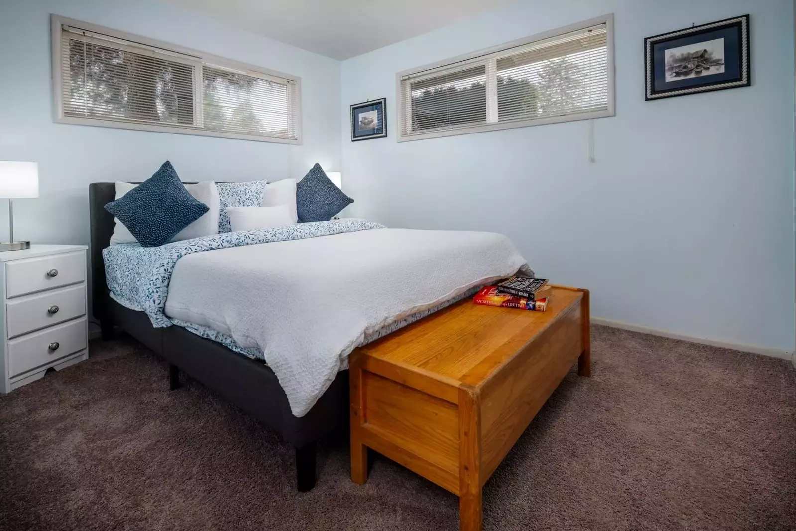 The Walnut Bungalow has everything you need for a comfortable stay, whether it’s brief or long term.  -Mikaila D.