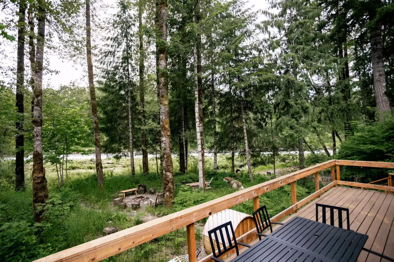 Beautiful home with a gorgeous view of the river!  -Coralie