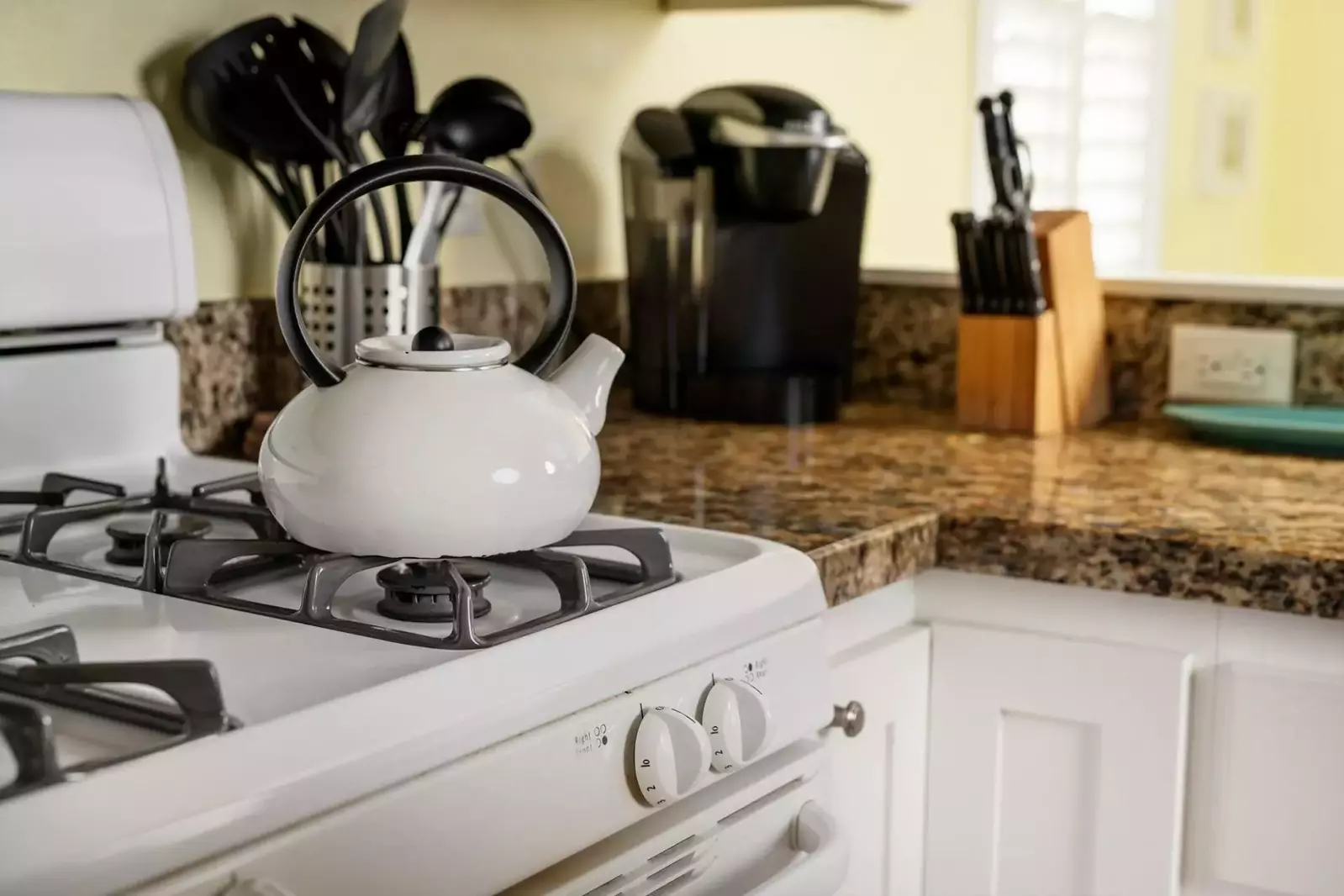 Cook delicious meals for breakfast, lunch, and dinner in this fully equipped kitchen. We suggest grabbing some seafood from a local market.