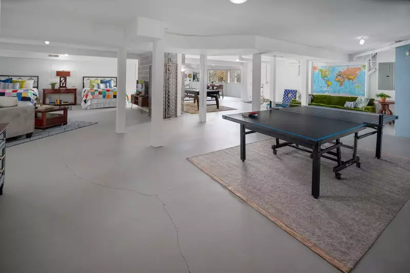 Our entire family enjoyed playing ping pong and air hockey.  -Jason