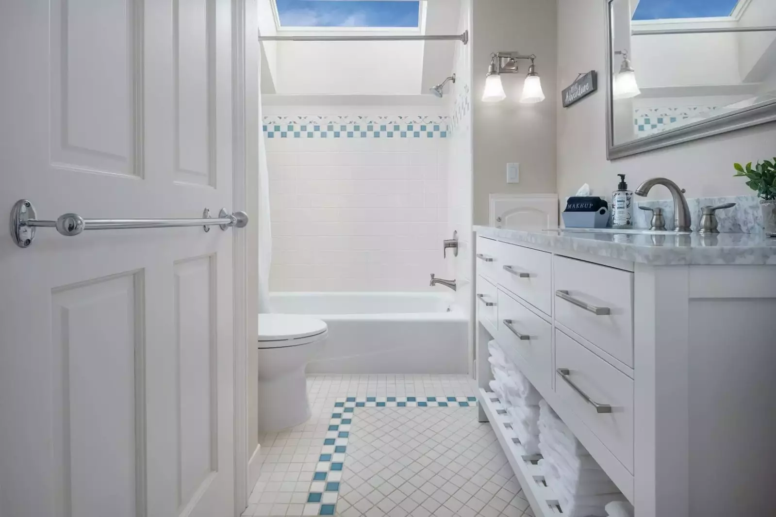 This bathroom is luxurious with excellent design.