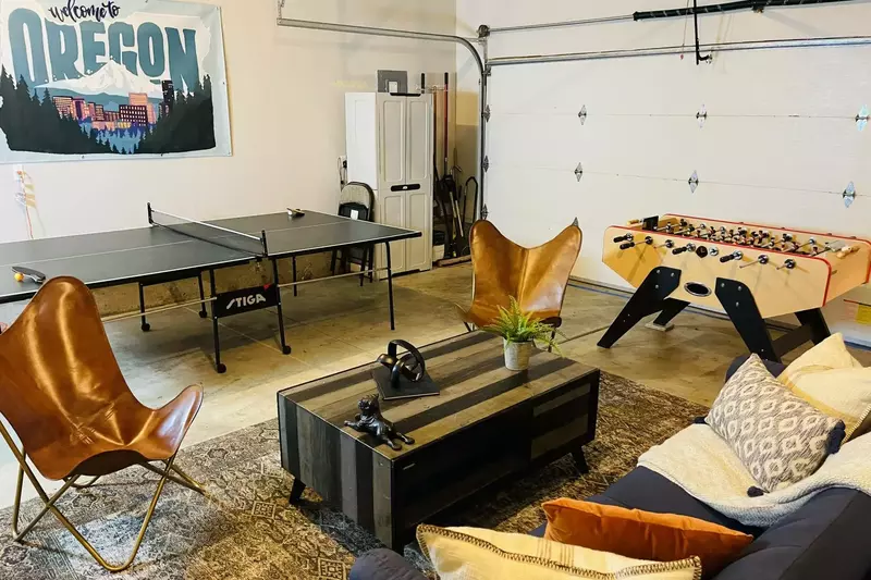 "House was clean, spacious, and in a convenient location to amenities. The host was communicative and the rec room in the garage was nice" - Margaret