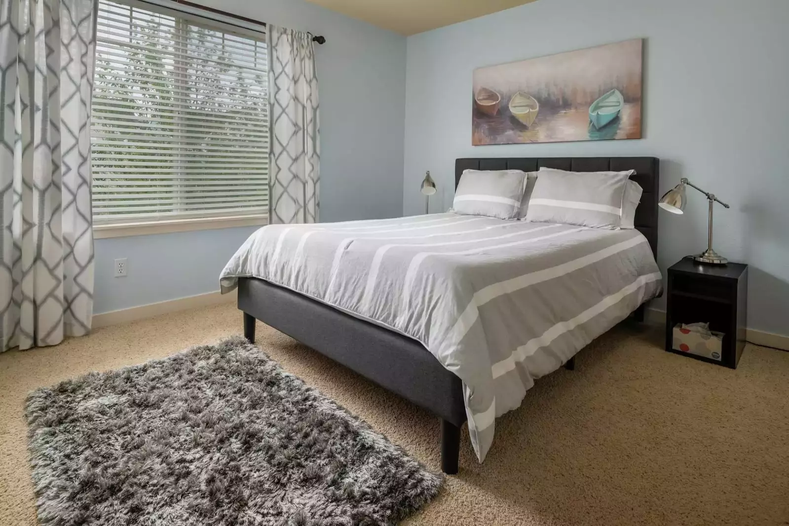 Each spacious bedroom has a different style and feel .. all are incredible.