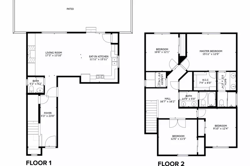 Digital floor plan of the layout.