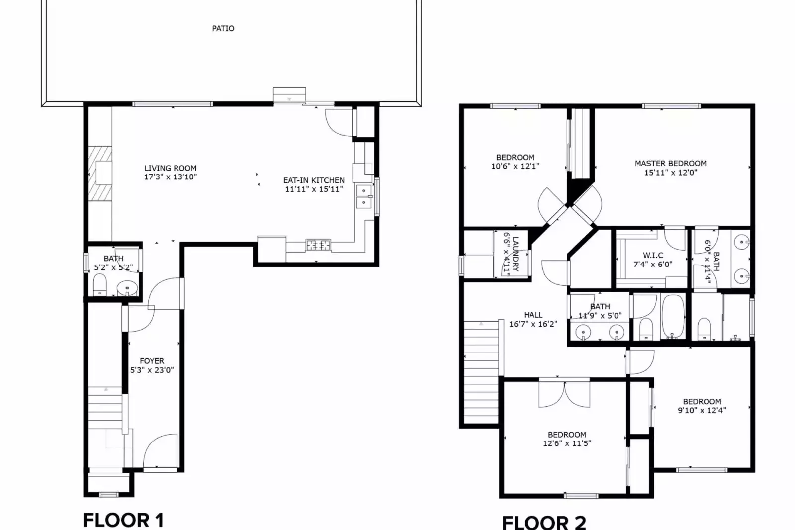 Digital floor plan of the layout.