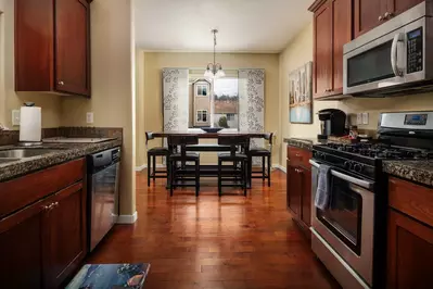 We took full advantage of preparing all our meals in the nicely equipped modern kitchen.  -David