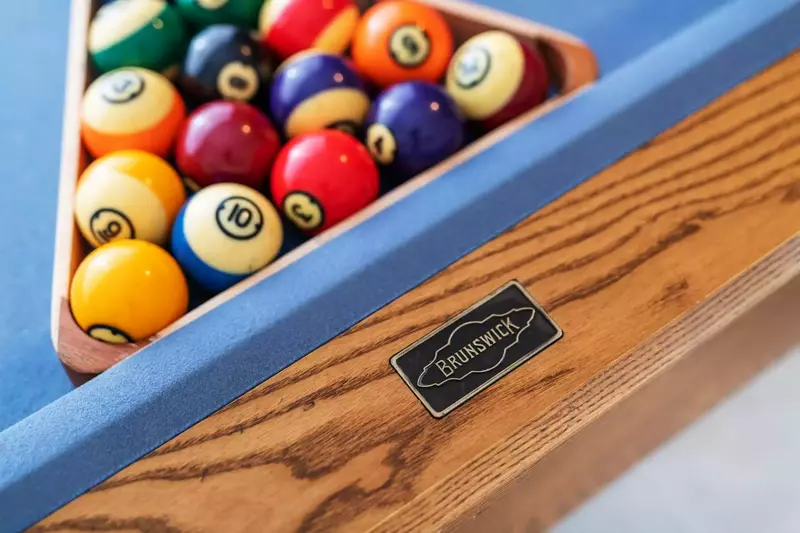 The pool table was incredibly fun for our kiddos.  -Dane