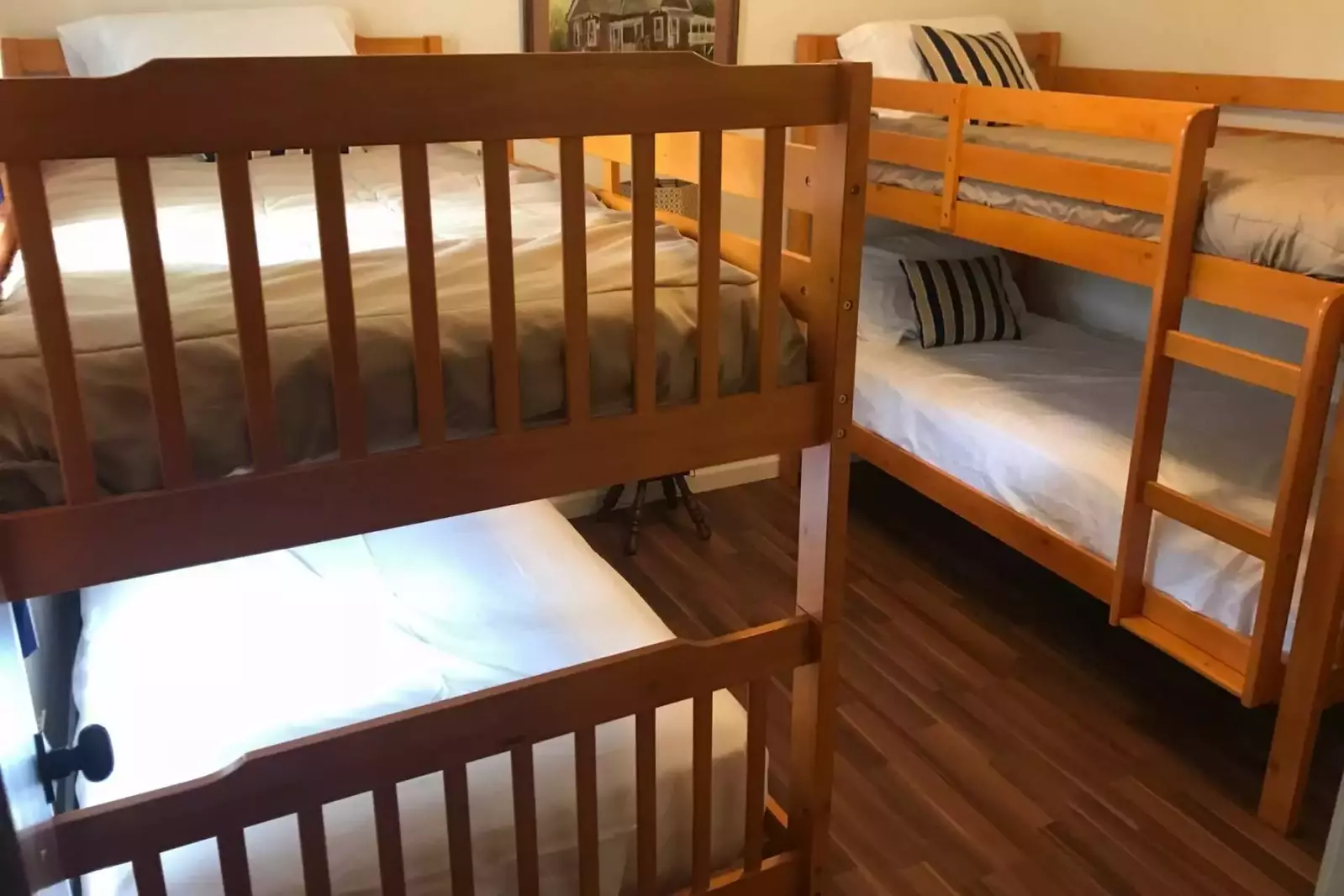 The Bottom Level room with Twin Bunk Beds is a perfect place for kids and kids at heart!