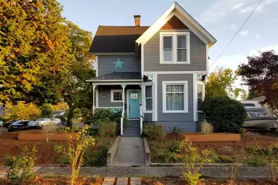 Renovated Victorian south of Portland two blocks from the Clackamas River.