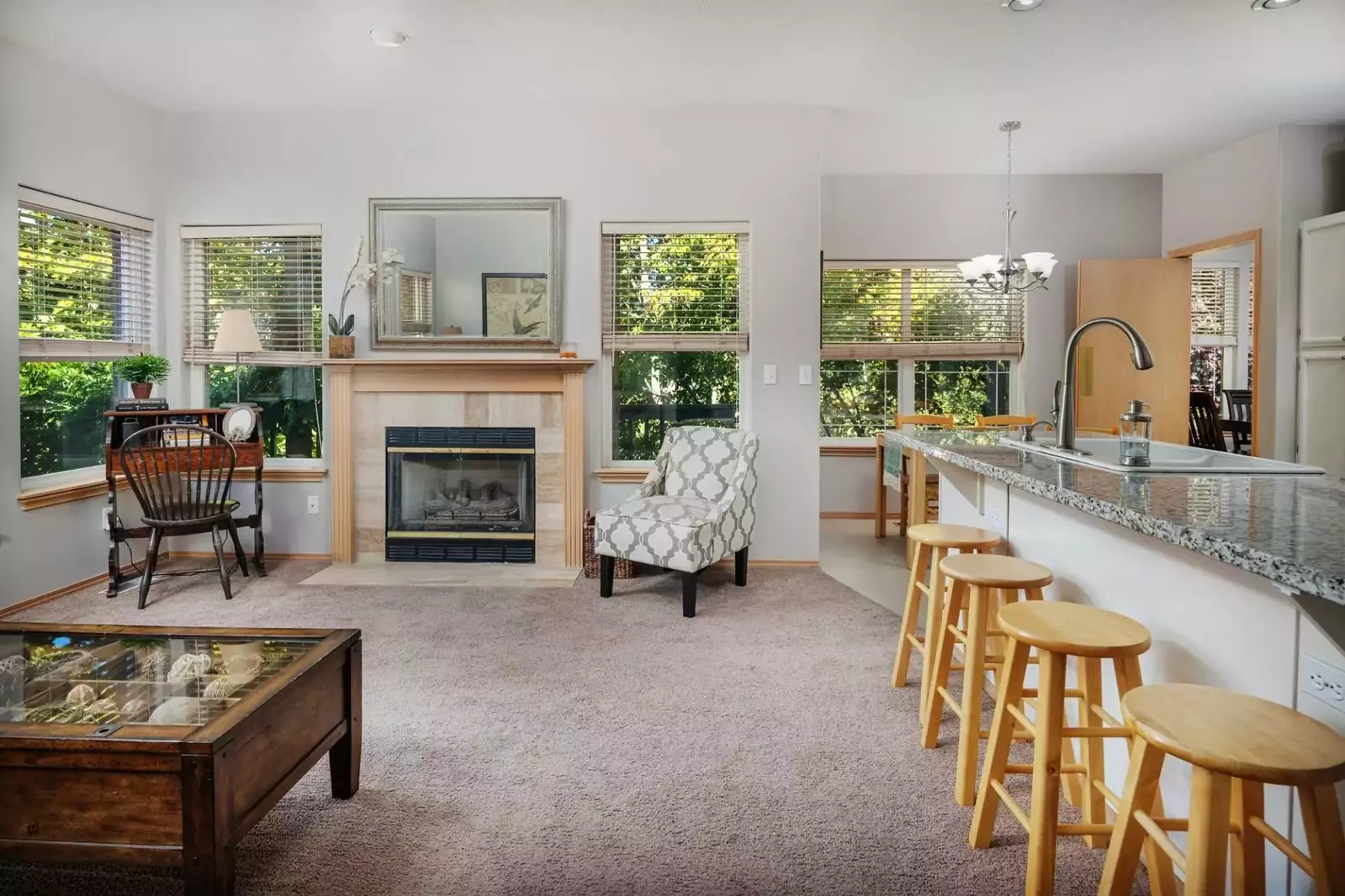 This beautiful home was just as described. The location was great and there was so much space.  -Marlo